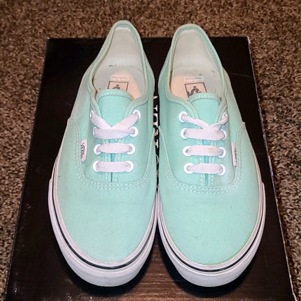 Mint colored Vans